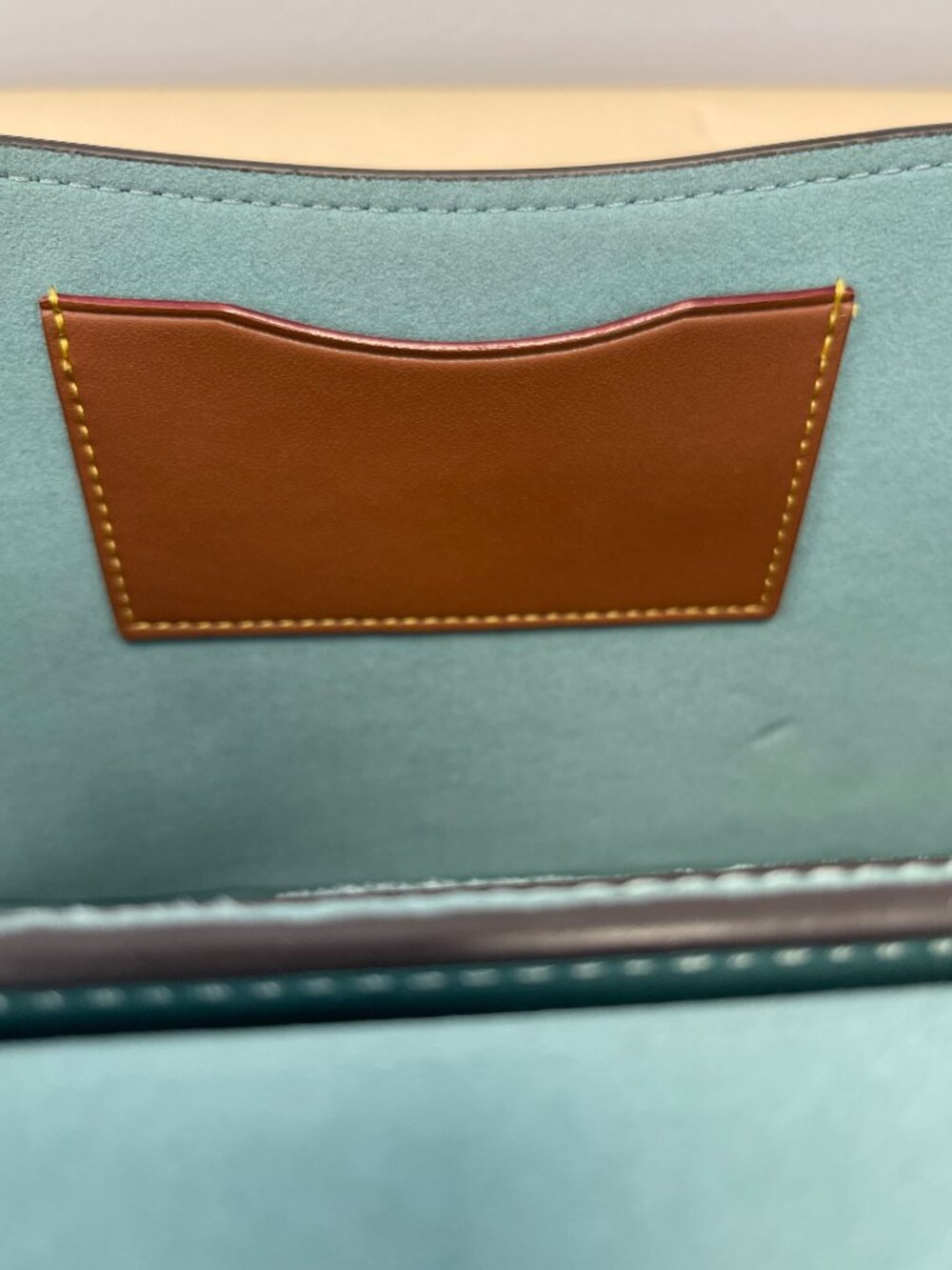 The Coach Tabby Box Bag Style CH750 - Blue - NWOT - Picture 10 of 11